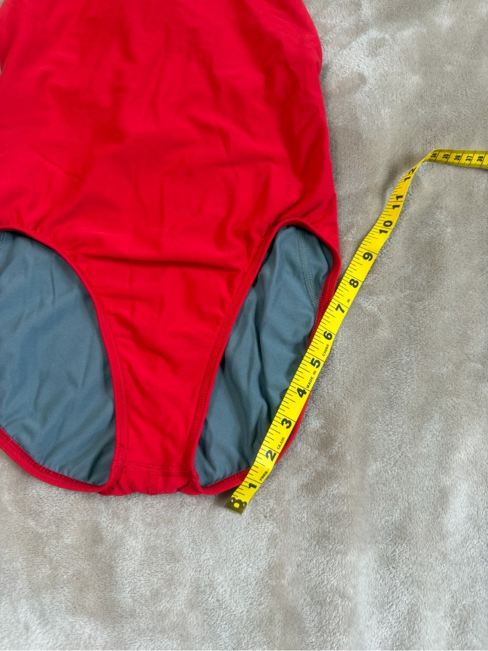 Jolyn Anique Red Waterpolo One-Piece Swim Suit Size 30 - Picture 8 of 9